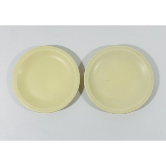 Vintage Dallas Ware Melamine Yellow Plates 5.5” Dessert Side Dish Bread & Butter - Picture 1 of 8